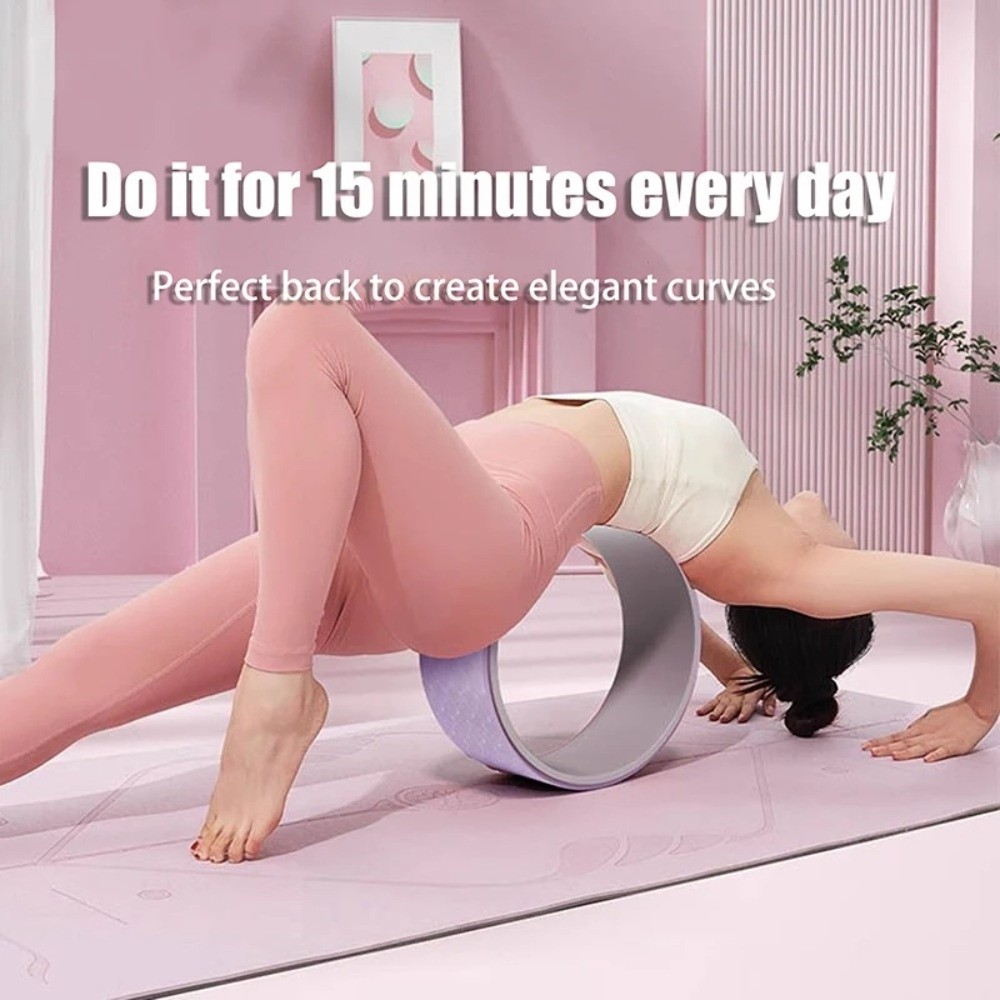 Pilates Yoga Wheel - Massaggio muscolare Ruota per yoga Allenamento