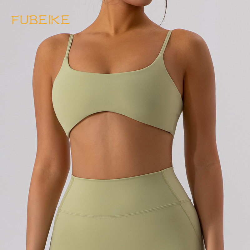 Pilates Yoga Top - FUBEIKE Reggiseno da yoga con schiena