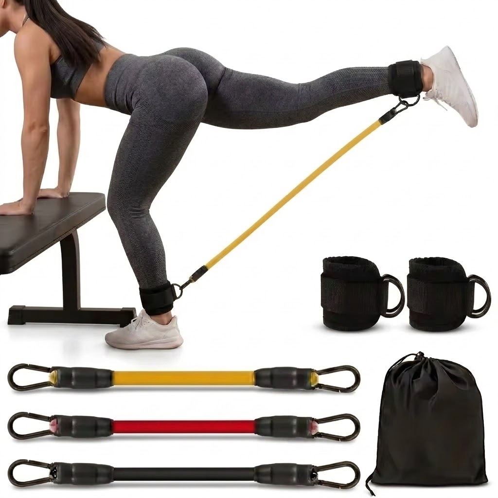 Pilates Ankle Strap - Set di 5 Fasce di Resistenza