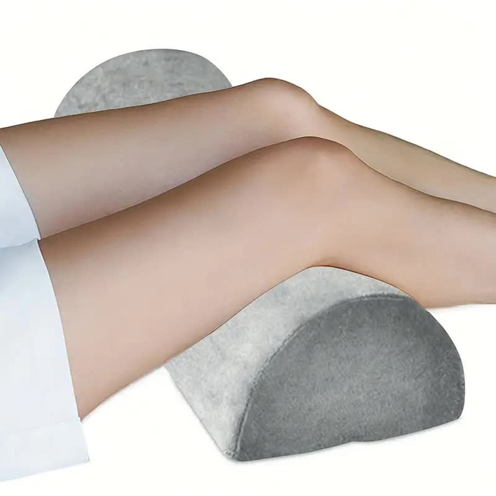 Bolster Cushion Round - 1pc Mezza Luna Cuscino Per Gambe