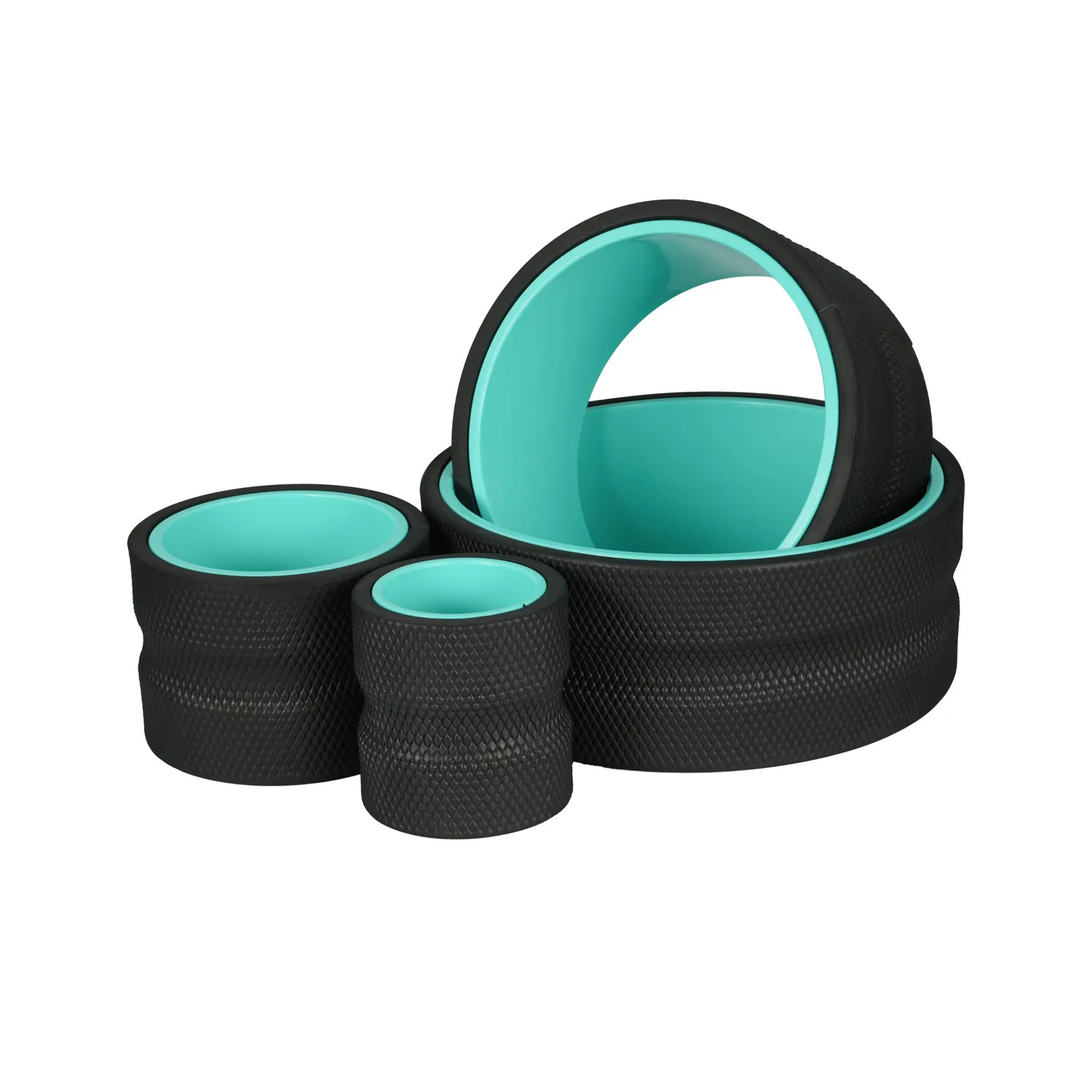 Pilates Yoga Wheel - Set di quattro pezzi per yoga: