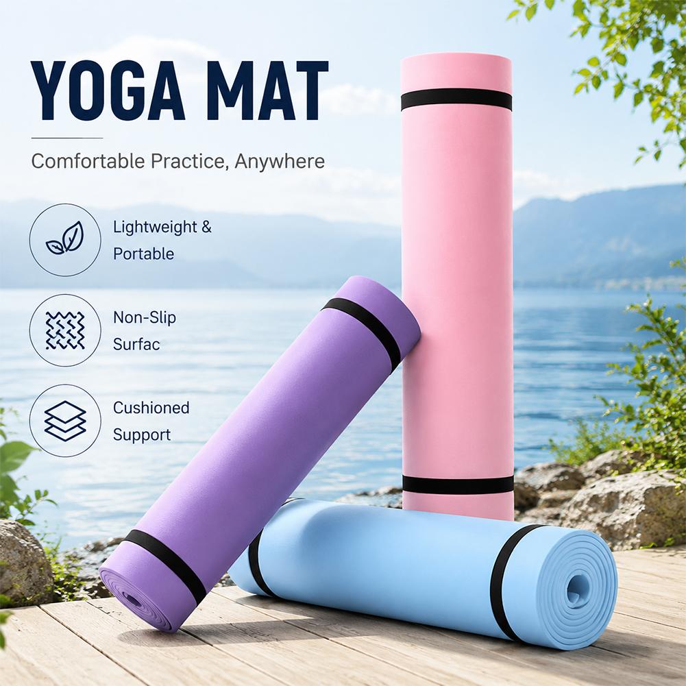 Pilates Yoga Shoes - Tappetino da yoga spesso 1/2 pezzi,