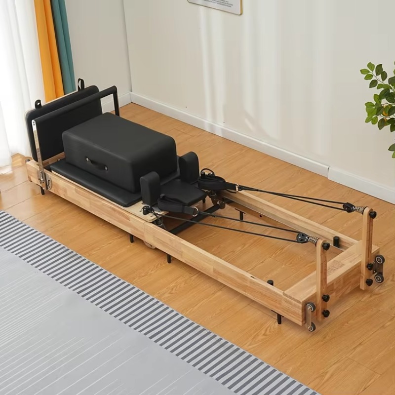 Pilates Yoga Room - Set Pilates Reformer Pieghevole in Legno