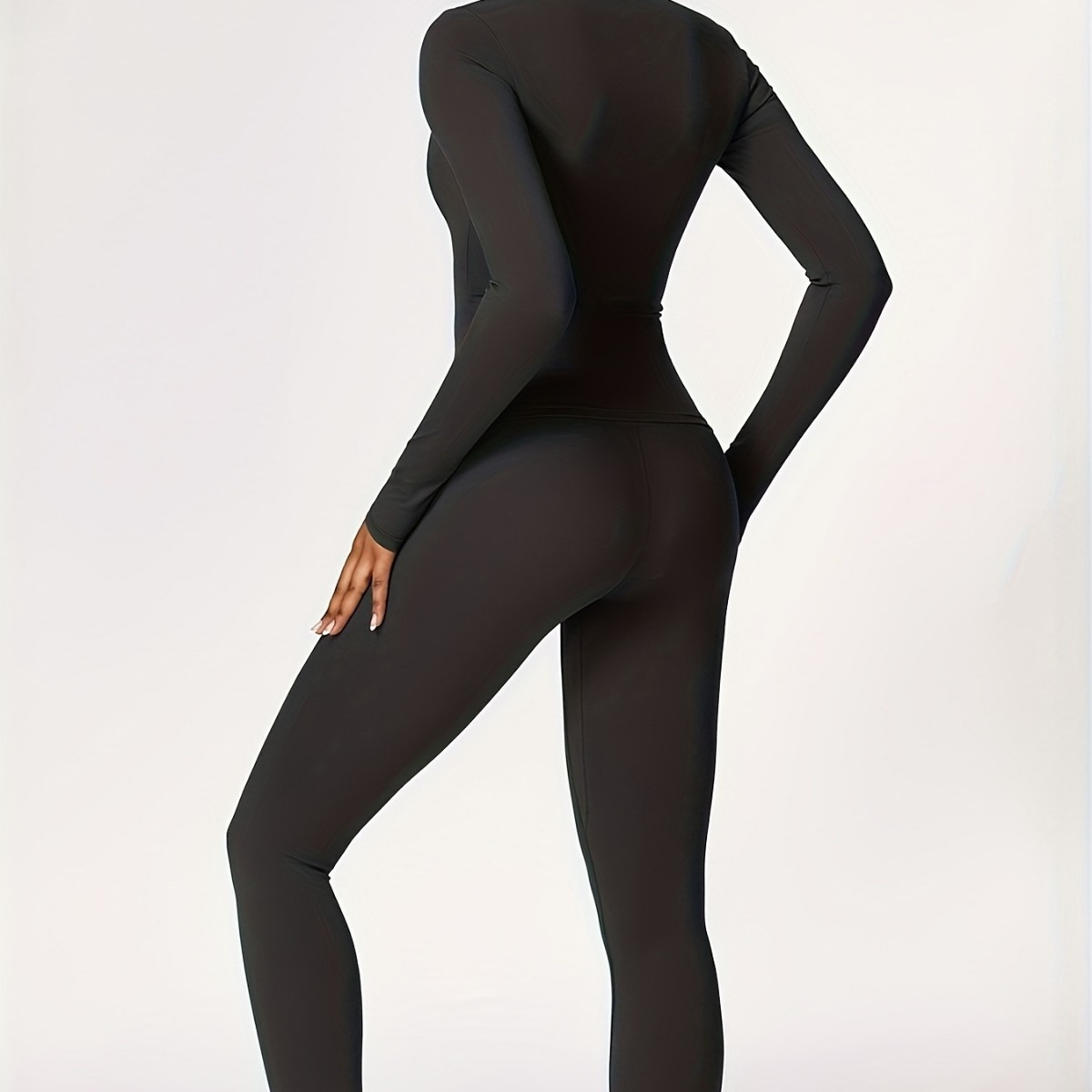 Tuta da yoga aderente a manich - Pilates & Yoga Reversible Mockneck Sweatshirt recensione e prezzo