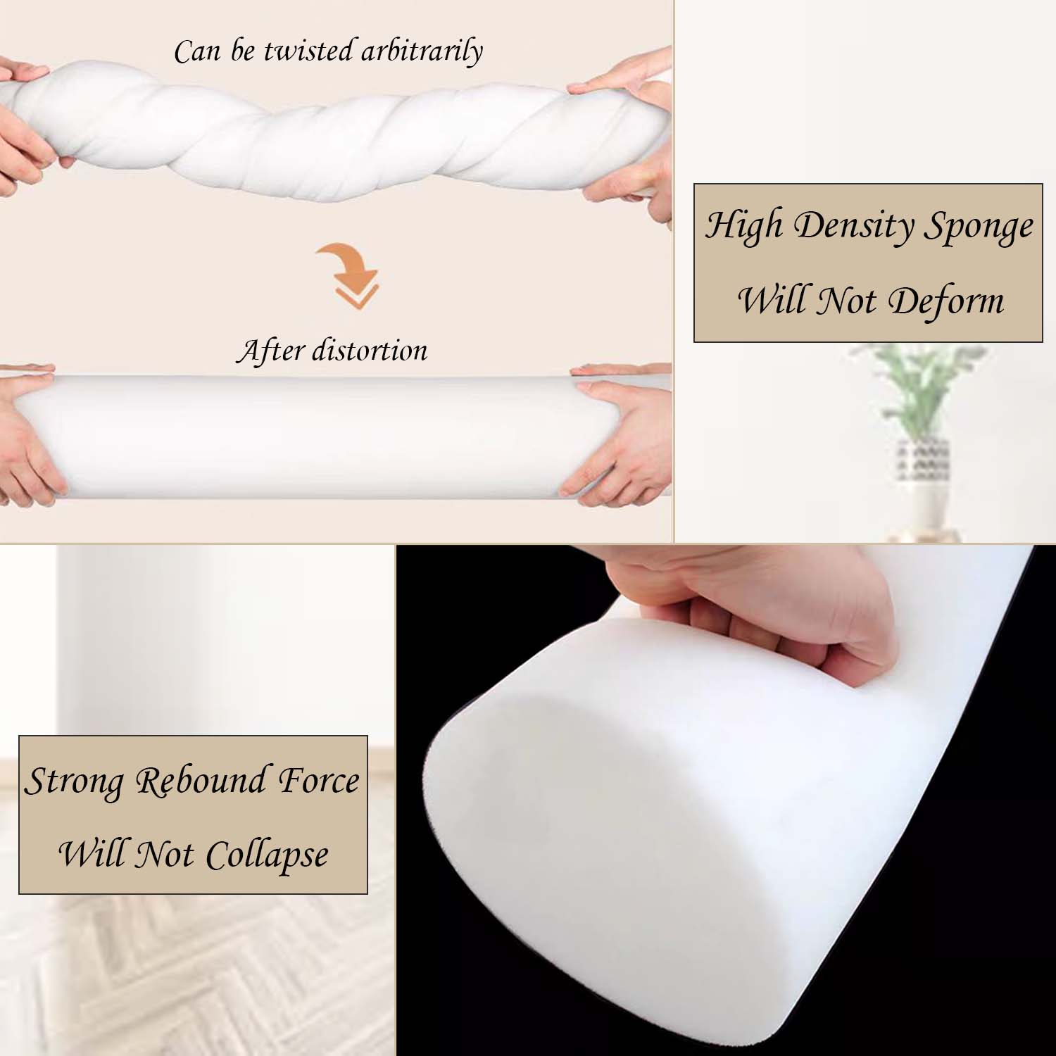 Cuscino in rotolo di schiuma p - Bolster Cushion Round recensione e prezzo