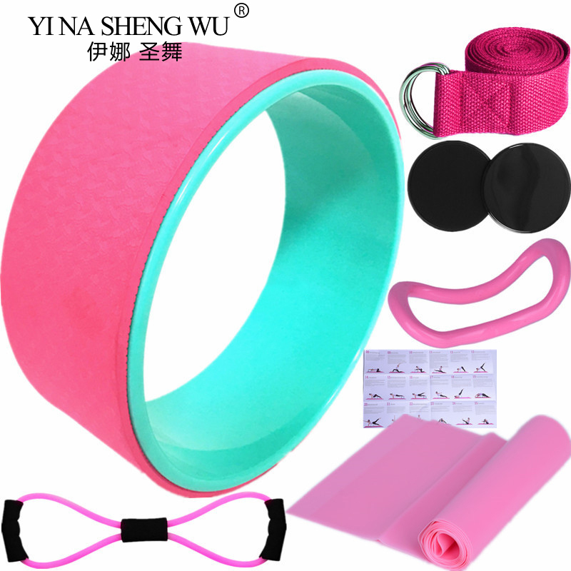 7 pezzi ruota yoga accessori p - Pilates Yoga Wheel recensione e prezzo