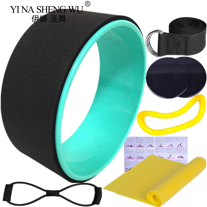 7 pezzi ruota yoga accessori p - Pilates Yoga Wheel recensione e prezzo