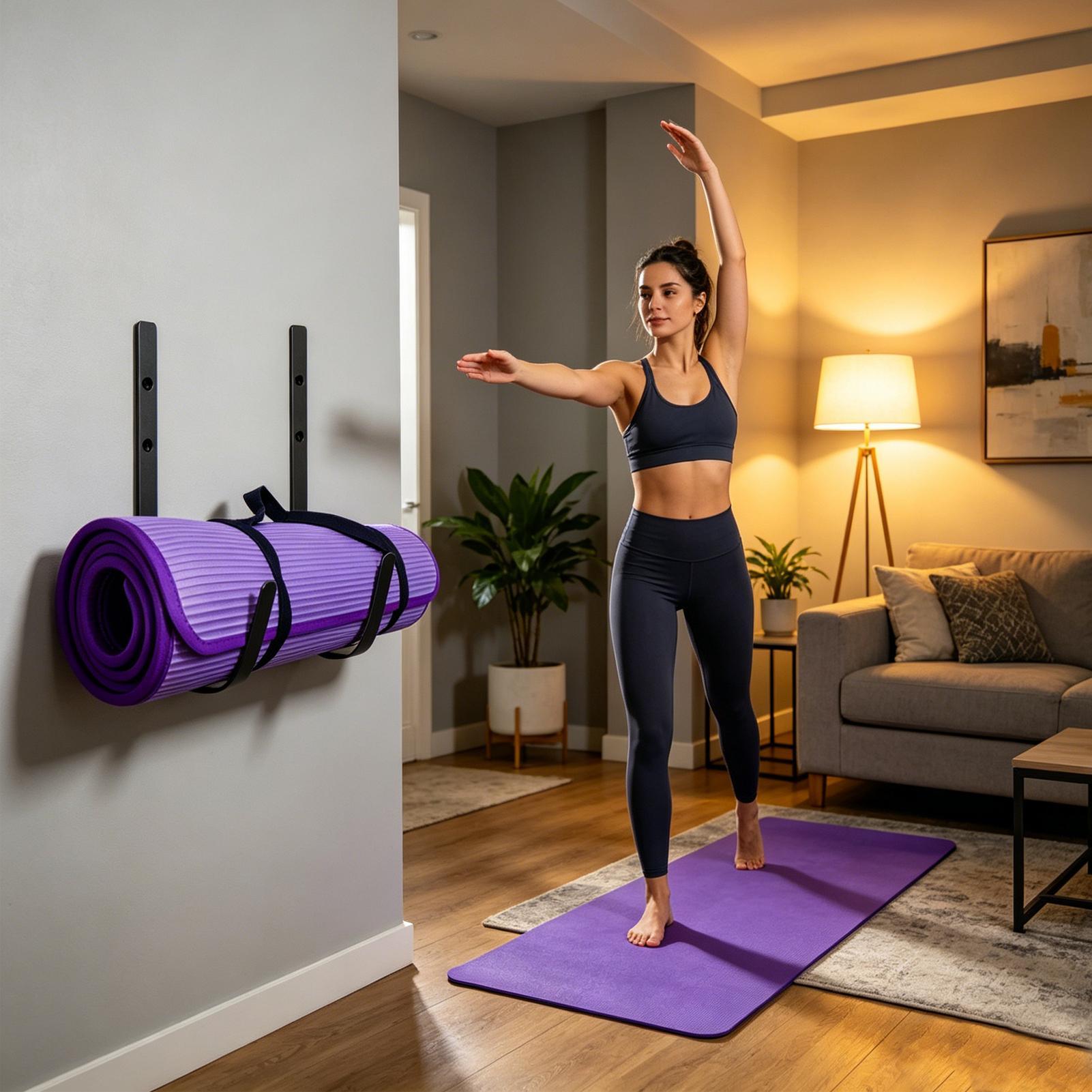 Supporto da Parete per Tappeti - Pilates Yoga Room recensione e prezzo