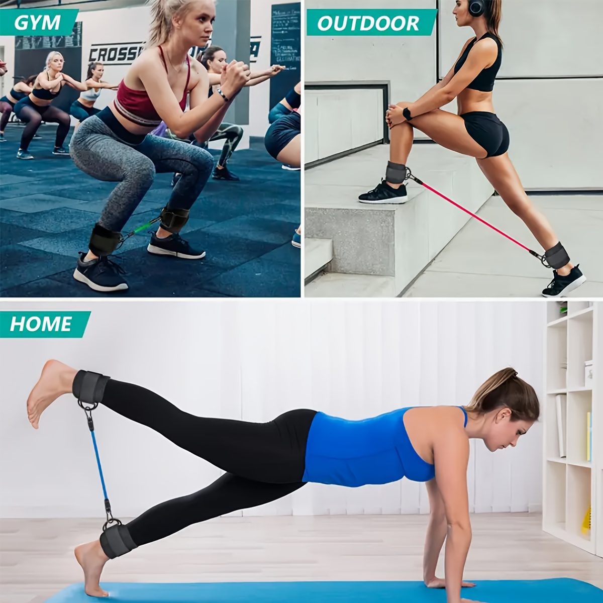 Set di 5 Fasce di Resistenza p - Pilates Ankle Strap recensione e prezzo
