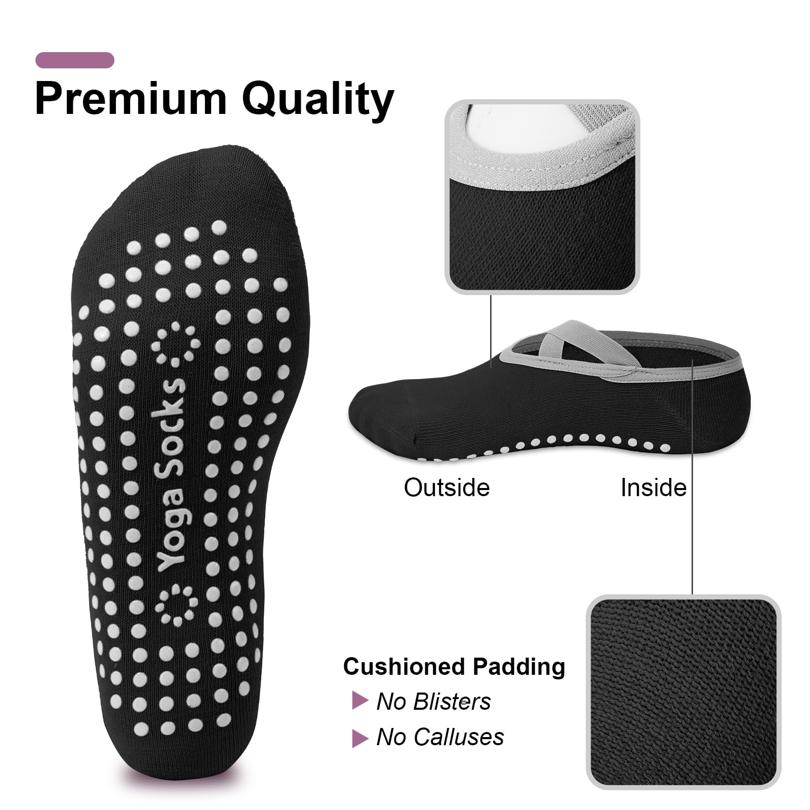 Confezione da 4 Calzini da Pil - Pilates Yoga Bag recensione e prezzo