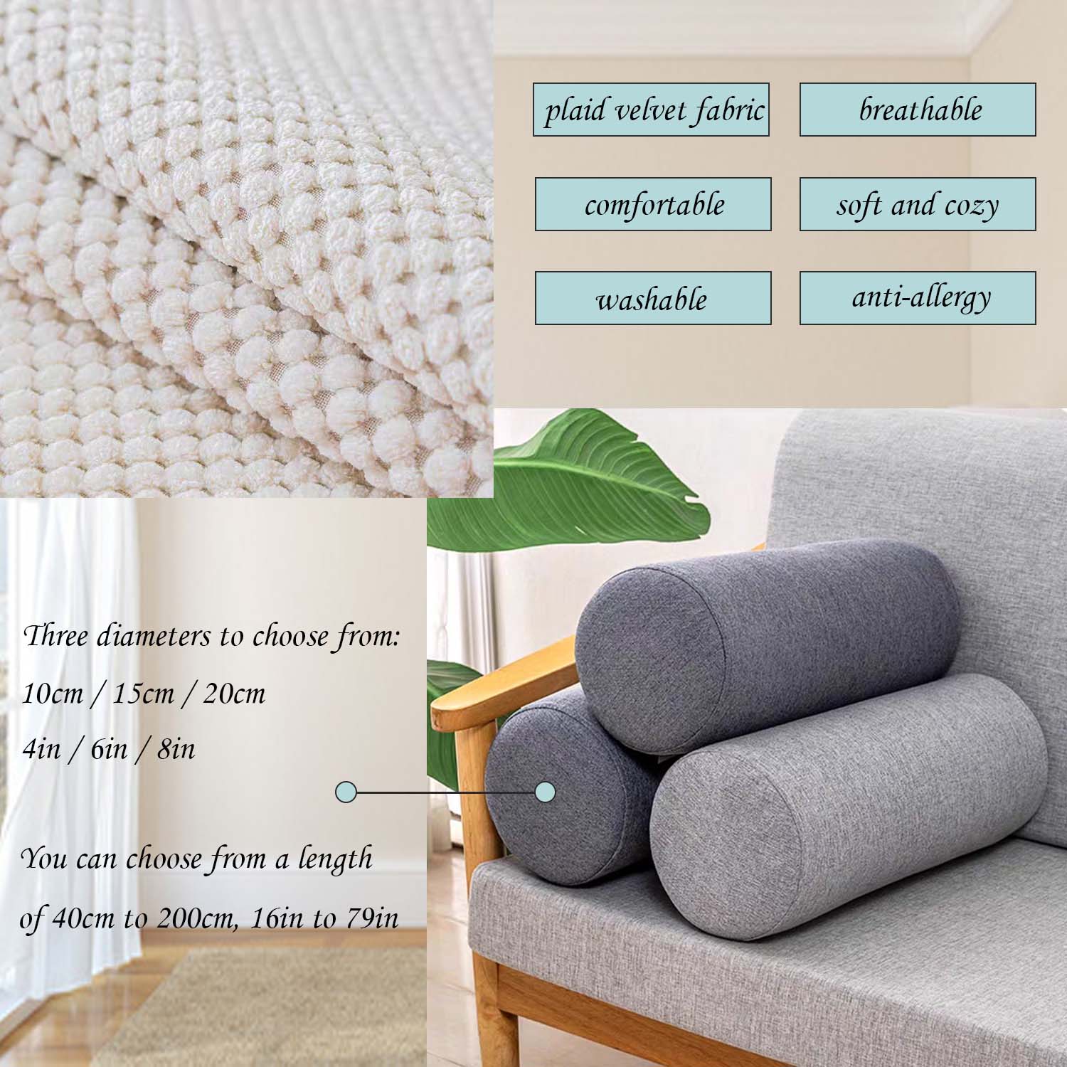 Cuscino rinforzante per cilind - Bolster Cushion Round recensione e prezzo