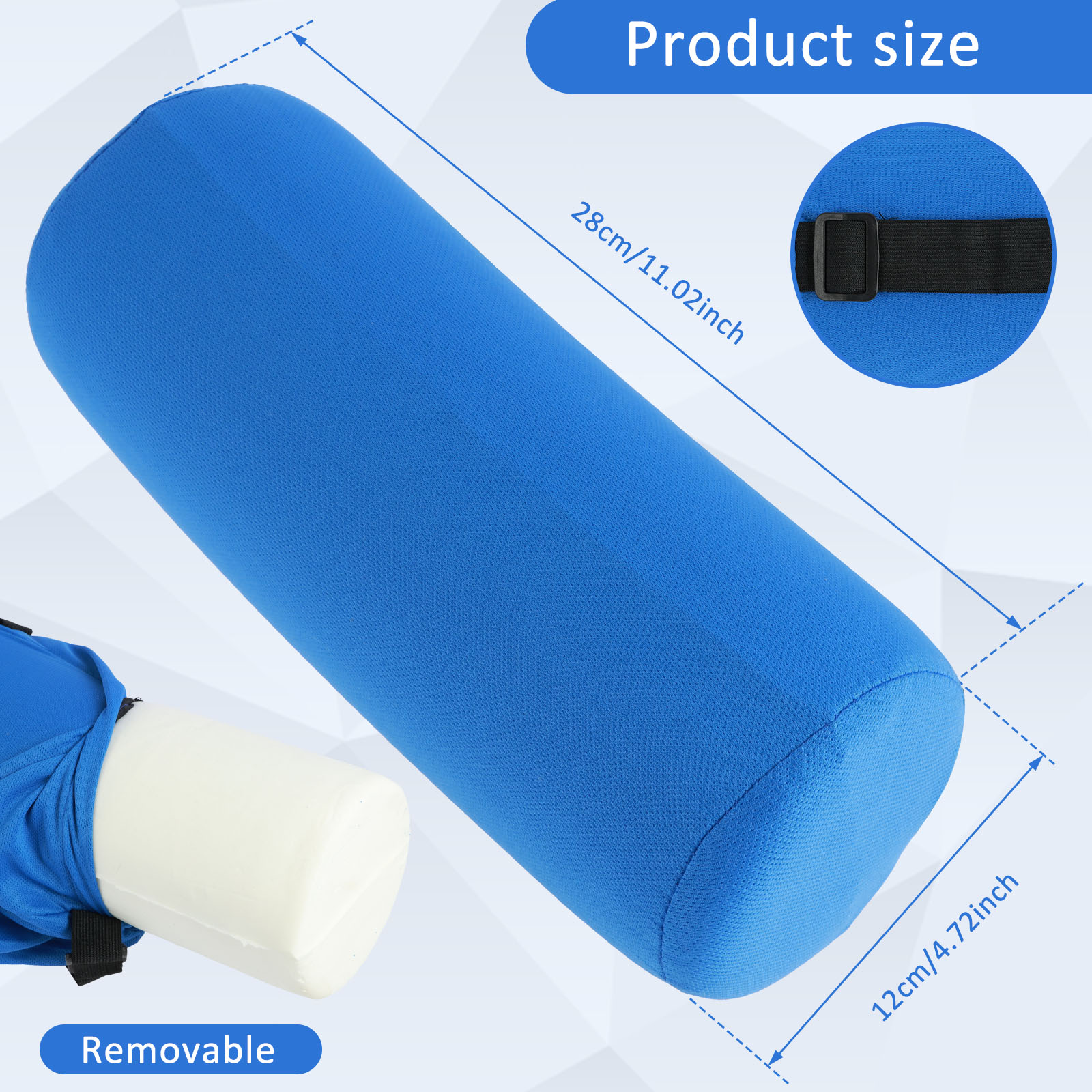 Cuscino rotondo in memory foam - Bolster Cushion Round recensione e prezzo