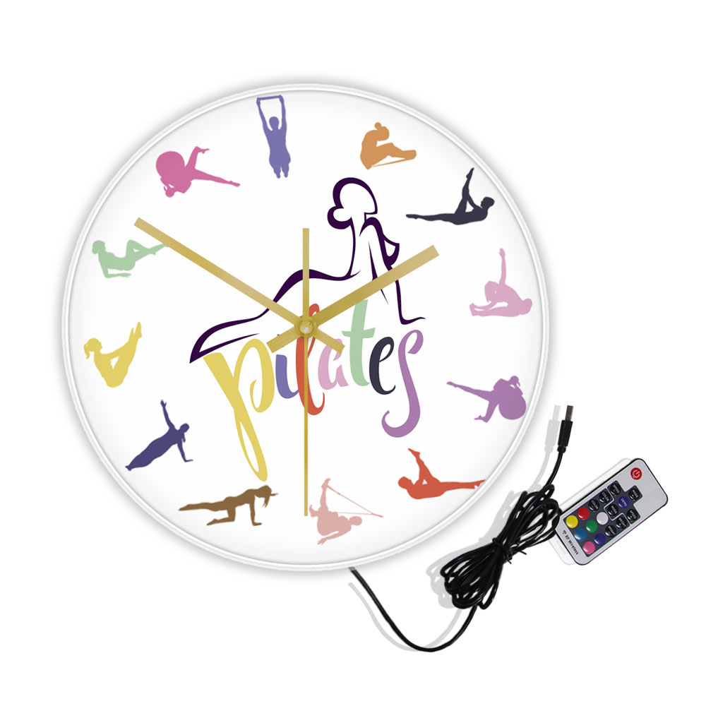 Orologio da Parete con Stampa  - Pilates Yoga Room recensione e prezzo
