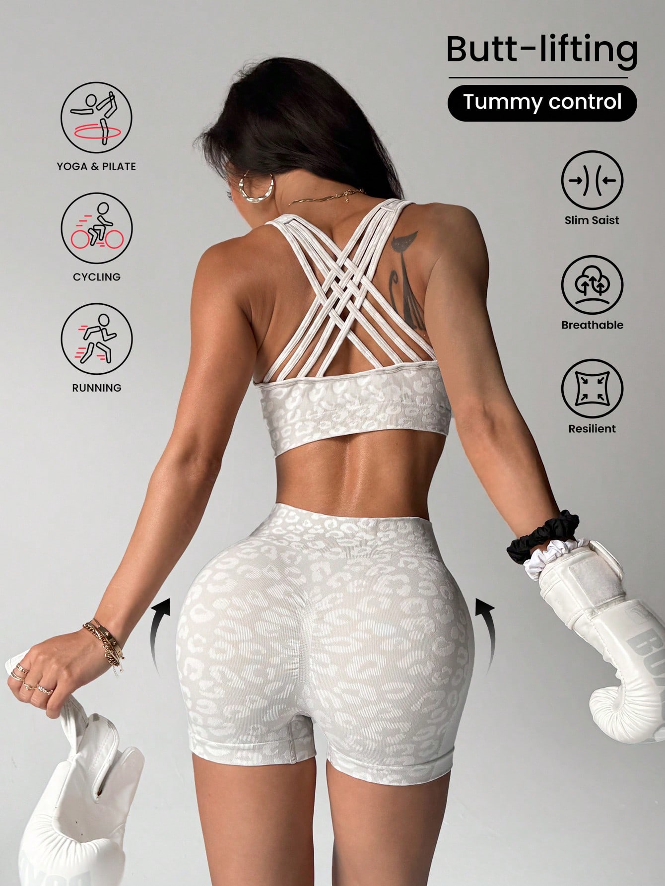 Set yoga da donna con stampa l - Pilates Yoga Outfit recensione e prezzo